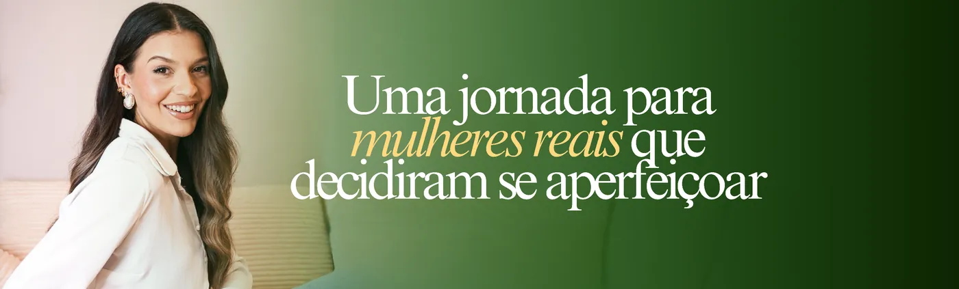 Tela inicial da plataforma do Método Renovada: uma jornada para mulheres reais que decidiram se aperfeiçoar